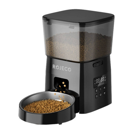 Rojeco 2L Distributore Automatico Cibo per Animali con Pulsante