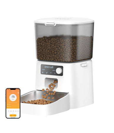 Distributore automatico cibo Oneisall PFD001 Pro (Bianco)