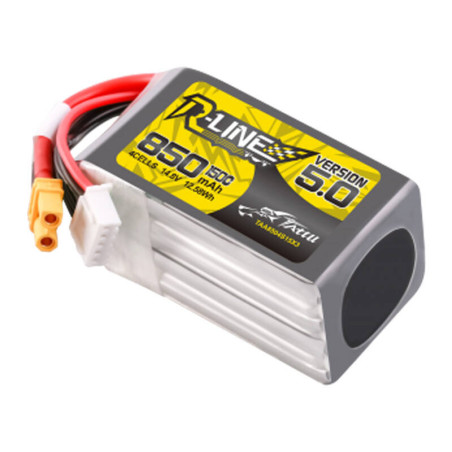 Tattu R-Line Versione 5.0 Batteria LiPo 850 mAh 14,8 V 4S1P 150C XT30U-F