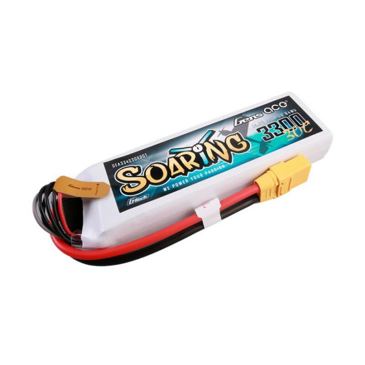 Gens ace G-Tech Soaring 3300mAh 14.8V 30C 4S1P Batteria Lipo