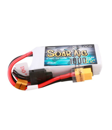 Gens ace G-Tech Soaring 1000mAh 11.1V 30C 3S1P Lipo Battery