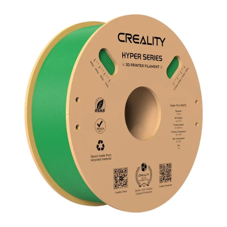 Creality Hyper PLA Filament Verde 1kg 1.75mm