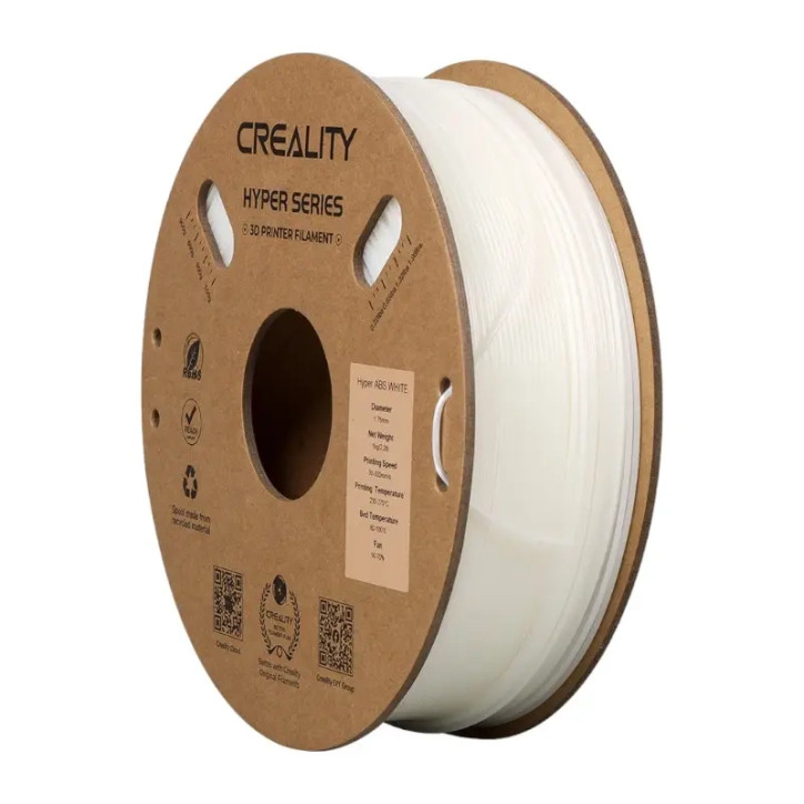 Creality Hyper ABS Filamento Bianco 1.75mm 1kg