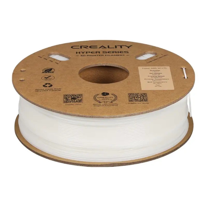 Creality Hyper ABS Filamento Bianco 1.75mm 1kg