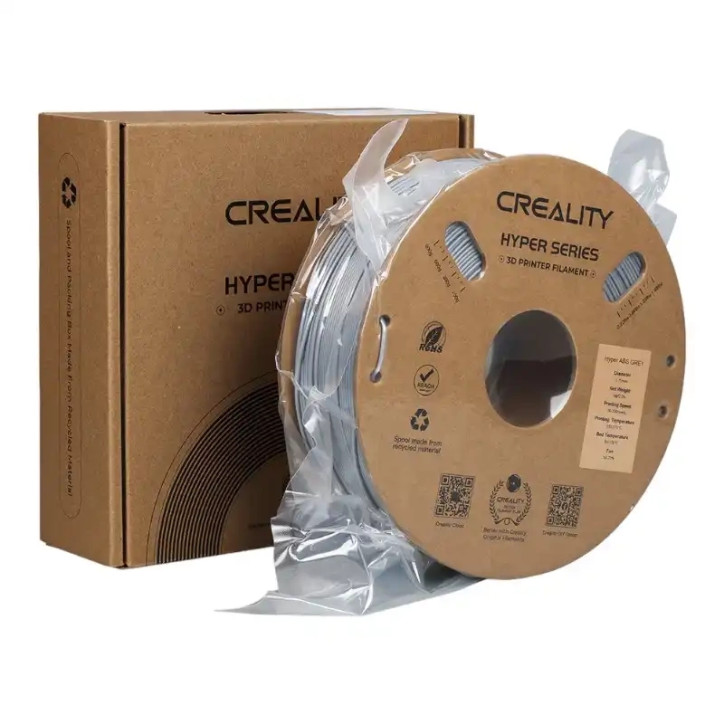 Creality Hyper ABS Filamento Grigio 1.75mm 1kg Creality Hyper ABS Filamento Grigio 1.75mm 1kg