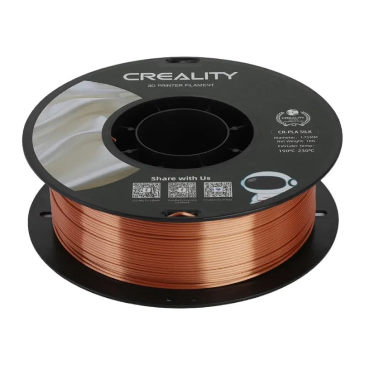 Filamento CR-Silk PLA Creality (Rosso Rame)