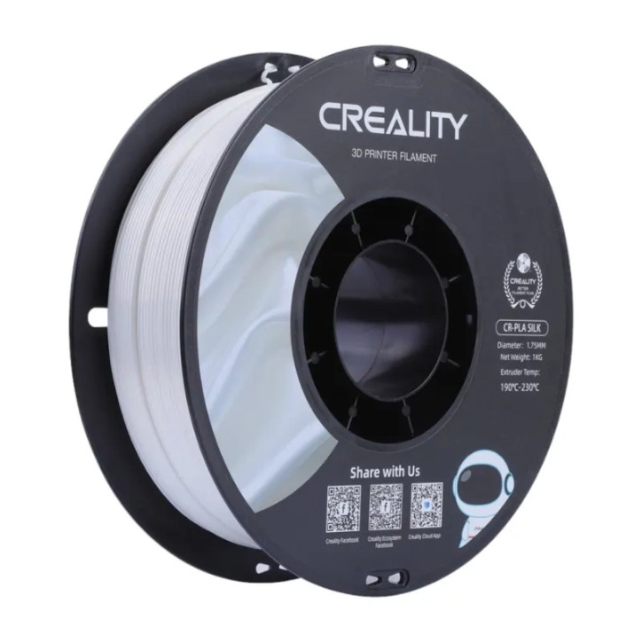 Creality CR-Silk PLA Filament 1kg Bianco Creality CR-Silk PLA Filament 1kg Bianco