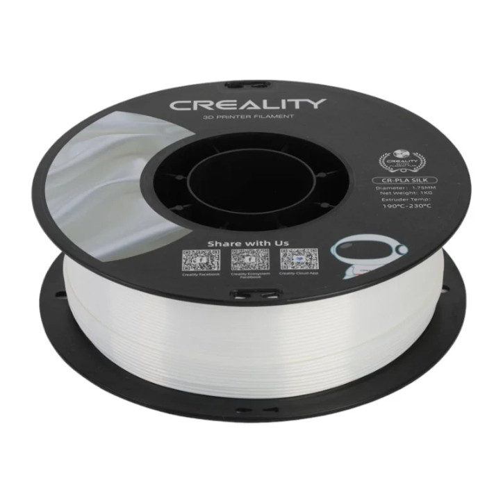 Creality CR-Silk PLA Filament 1kg Bianco Creality CR-Silk PLA Filament 1kg Bianco