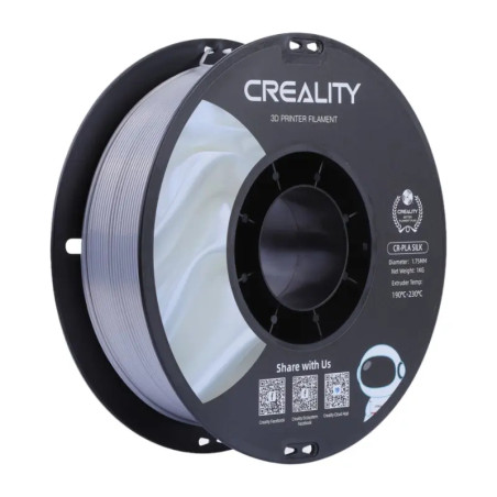 CR-Silk PLA Filament Creality (Argento)