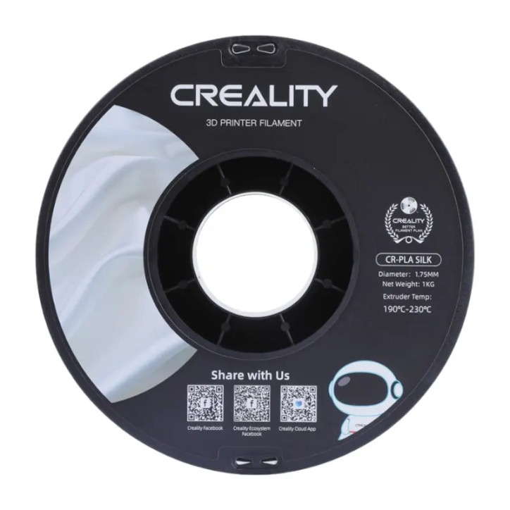 CR-Silk PLA Filament Creality (Argento)