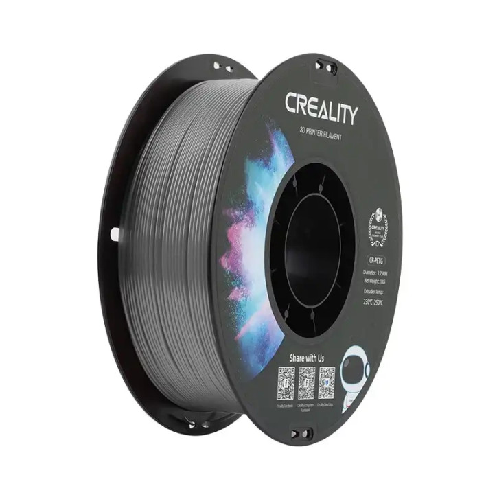 Filamento Creality CR-PETG Grigio 1.75mm 1kg Filamento Creality CR-PETG Grigio 1.75mm 1kg