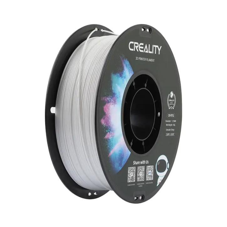 Creality CR-PETG Filament 1.75mm 1kg Bianco Creality CR-PETG Filament 1.75mm 1kg Bianco