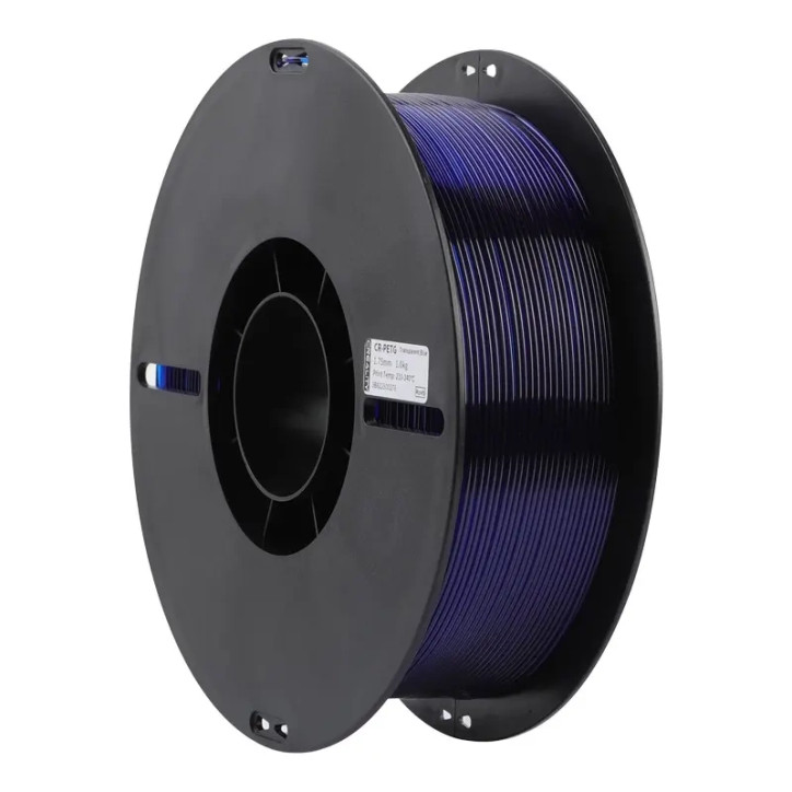 Creality CR-PETG Filamento Trasparente Blu 1.75mm 1kg Creality CR-PETG Filamento Trasparente Blu 1.75mm 1kg