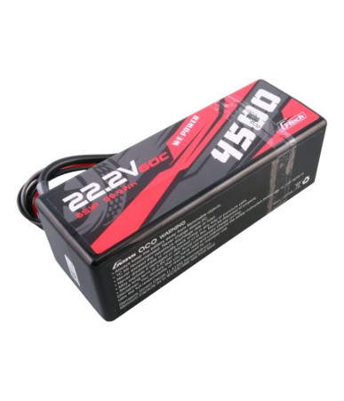 Gens ace G-Tech 4500mAh 6S1P 22.2V 60C HardCase RC car Batteria Lipo 14