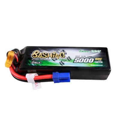 Gens ace G-Tech 5000mAh 14.8V 4S1P 60C Lipo Battery EC5 Plug-Bashing Series