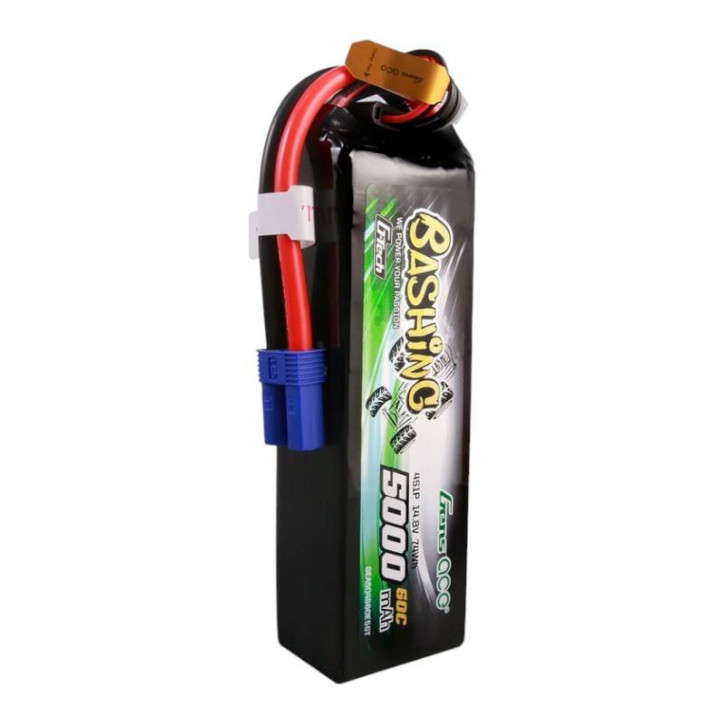 Gens ace G-Tech 5000mAh 14.8V 4S1P 60C Lipo Battery EC5 Plug-Bashing Series