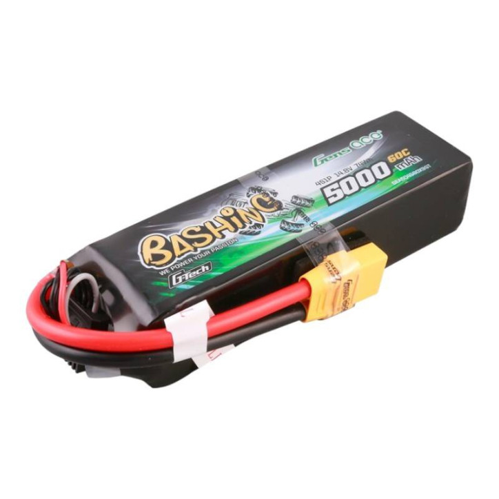 Gens ace G-Tech 5000mAh 14.8V 4S1P 60C Lipo Battery Pack con XT90 Plug-Bashing Series