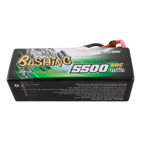 Gens ace G-Tech 5500mAh 4S1P 14.8V 60C HardCase Batteria Lipo RC Auto