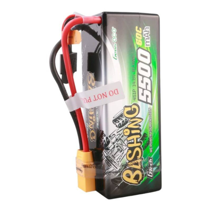 Gens ace G-Tech 5500mAh 4S1P 14.8V 60C HardCase Batteria Lipo RC Auto