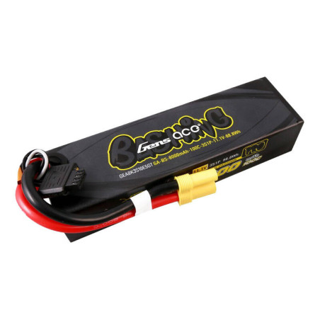 Gens ace G-Tech 8000mAh 11.1V 100C 3S1P Lipo Battery Pack con EC5-Bashing Series