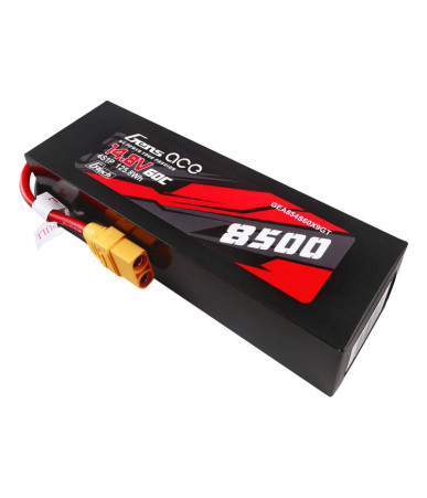 Gens ace G-Tech 8500mAh 14.8V 60C 4S1P Lipo Battery PC Material Case XT90