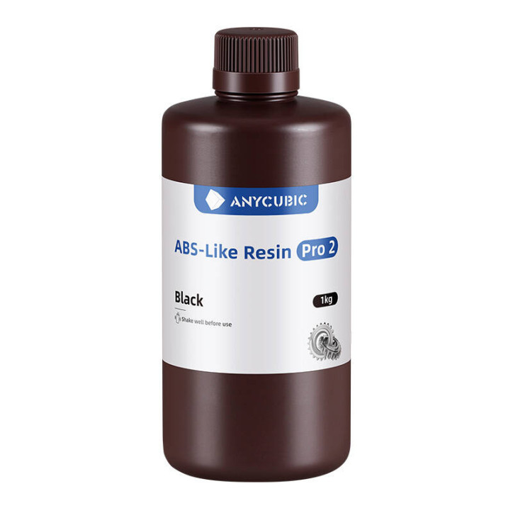 Anycubic ABS-Like Resin Pro 2 (Nero) 1kg Anycubic ABS-Like Resin Pro 2 (Nero) 1kg