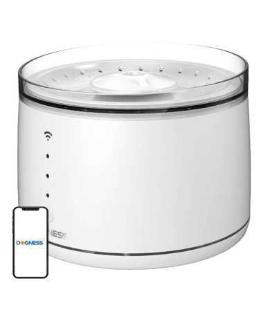 Fontanella per cani Dogness D07 1,8l (Bianco)