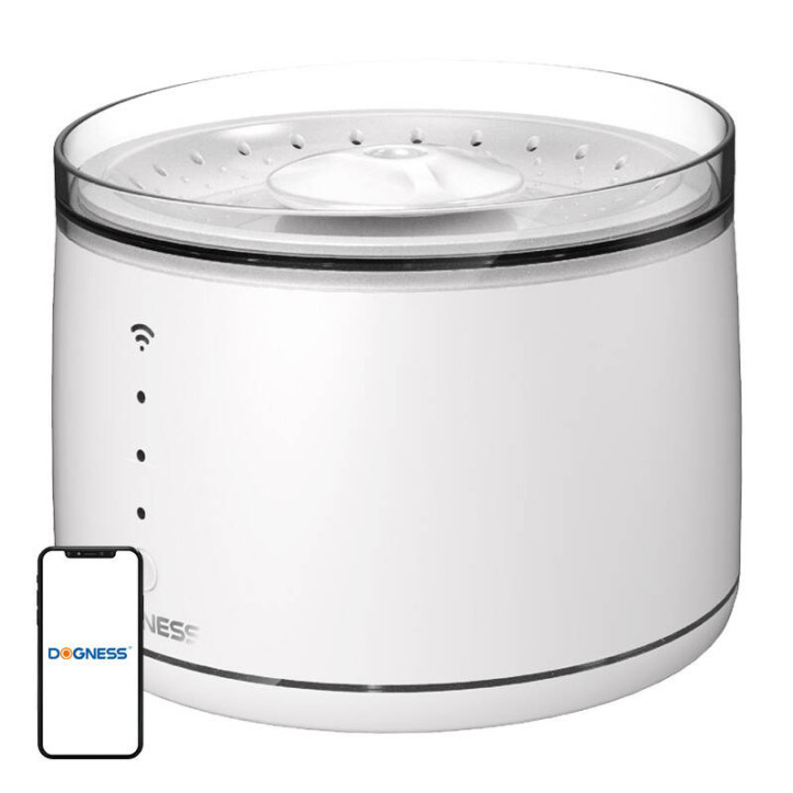 Fontanella per cani Dogness D07 1,8l (Bianco)
