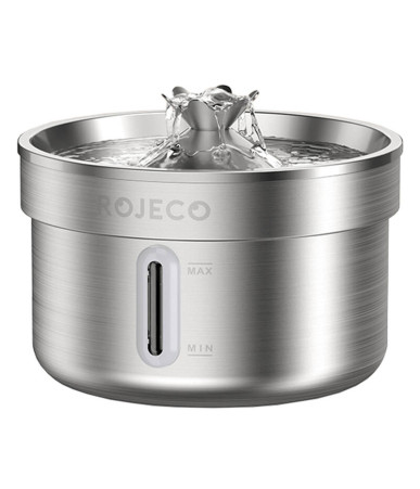 Rojeco Fontanella Acciaio Inox Cane Gatto 2L