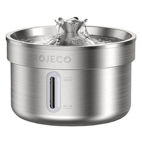 Rojeco Fontanella Acciaio Inox Cane Gatto 2L