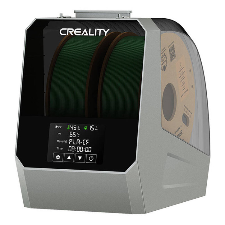 Creality Space Pi Plus Essiccatore Filamenti 2 Bobine Grigio Spazio Creality Space Pi Plus Essiccatore Filamenti 2 Bobine Grigio Spazio