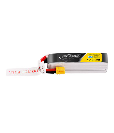 Tattu 3s 550mAh 95C 11.4V HV Lipo Battery with XT30 Plug Long-Pack Connector