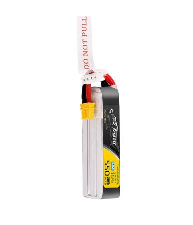 Tattu 3s 550mAh 95C 11.4V HV Lipo Battery con connettore XT30 Long-Pack