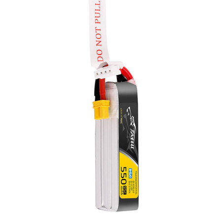 Tattu 3s 550mAh 95C 11.4V HV Lipo Battery con connettore XT30 Long-Pack