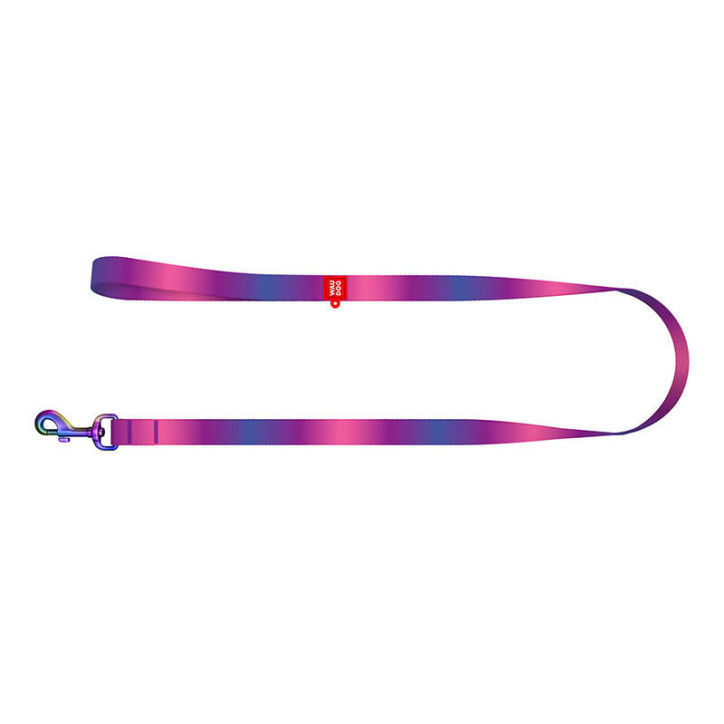 WAUDOG Guinzaglio per cani in nylon sfumato, 20mm, 122cm, Viola