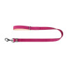 WAUDOG guinzaglio per cani in vera pelle, 25 mm, 122 cm, Rosa