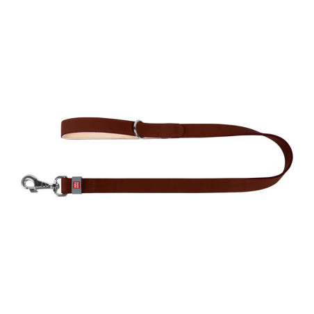 WAUDOG guinzaglio per cani in vera pelle, 14 mm, 122 cm, marrone