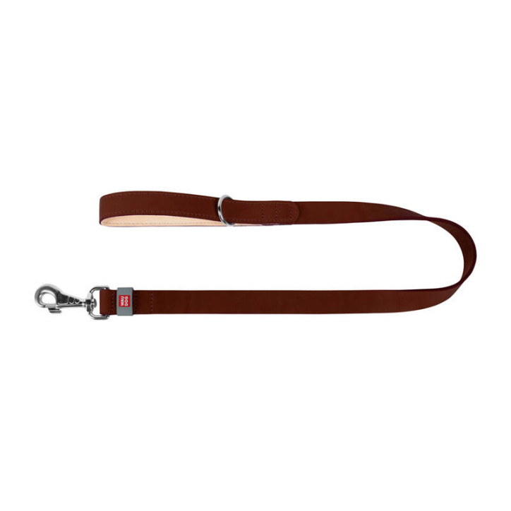 WAUDOG guinzaglio in pelle naturale, largo 14 mm, lungo 122 cm, marrone