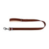 WAUDOG guinzaglio in pelle naturale, largo 14 mm, lungo 122 cm, marrone