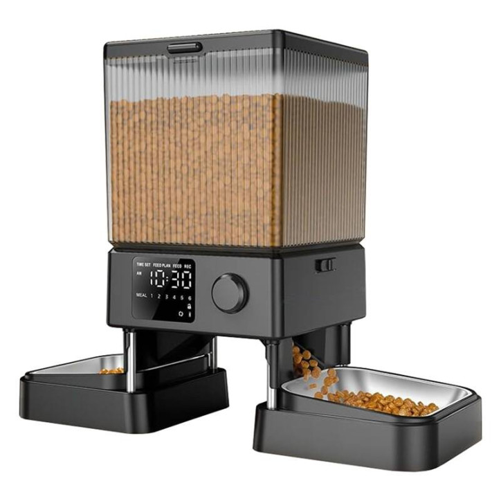 Oneisall PFD 002 Distributore Cibo Automatico Doppio per Animali Senza WIFI Oneisall PFD 002 Distributore Cibo Automatico Doppio per Animali Senza WIFI