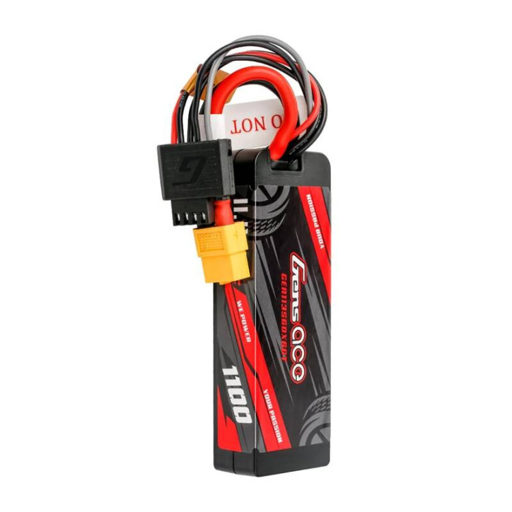 Lipo Gens ace G-Tech 1100mAh 11.1V 3S1P 60C GRP-76 Hardcase Battery con XT60 Plug