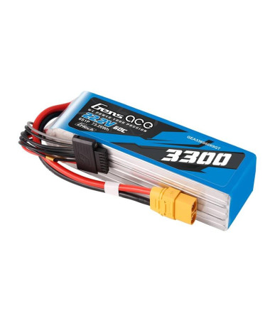 Batteria Lipo Gens Ace G-Tech 3300mAh 22.2V 60C 6S1P XT90