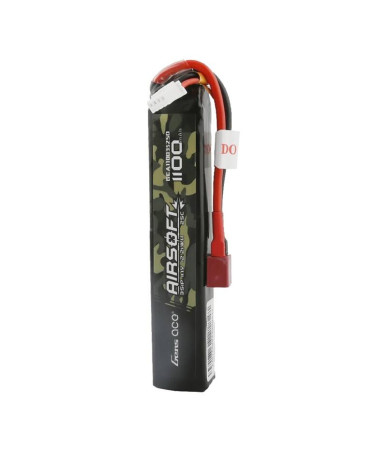 Batteria Lipo Gens ace 25C 1100mAh 3S 11.1V per Airsoft Gun con T-plug