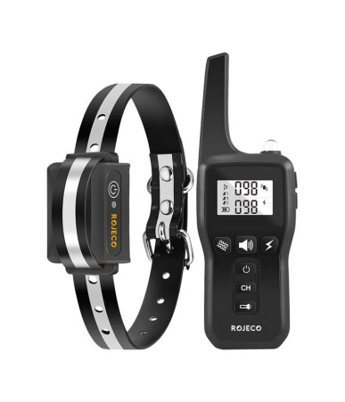 Rojeco Collare Antiabbaio Elettrico PD529 (Nero) 1000m