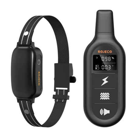 Rojeco PD521 Collare Elettrico per Cani 1000m Nero