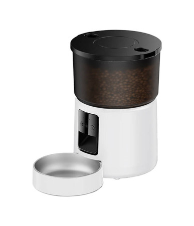 Rojeco Distributore Cibo Smart WiFi 3L Bianco