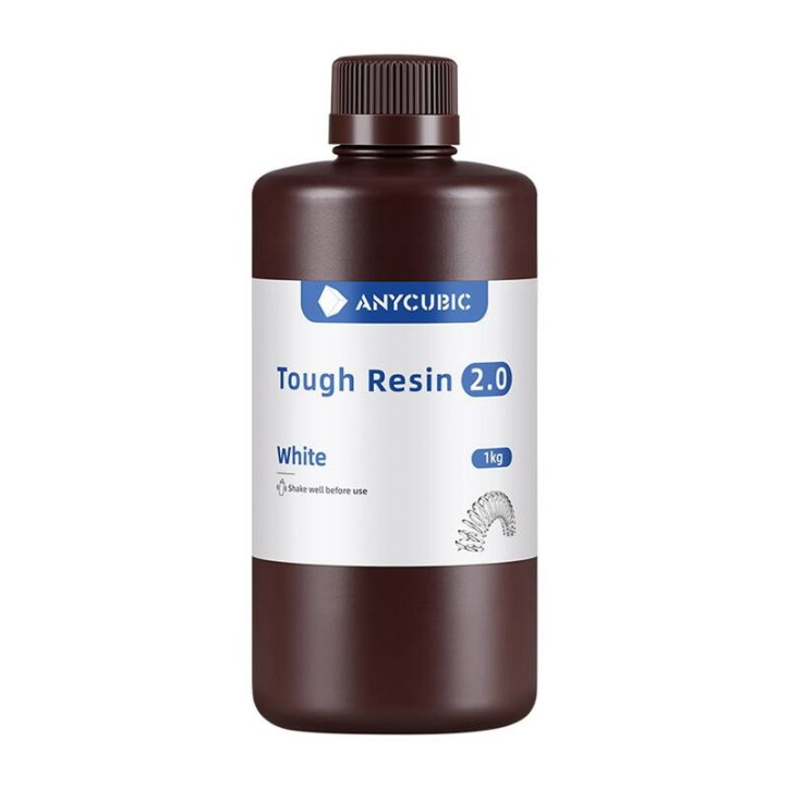 AnyCubic Tough Resin 2.0 Bianca 1kg AnyCubic Tough Resin 2.0 Bianca 1kg