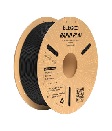 ELEGOO Rapid PLA+ Filament Nero 1.75mm 1kg