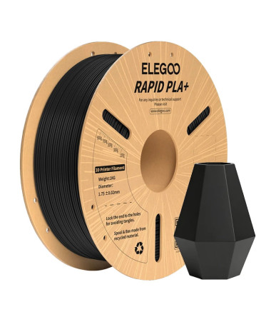 ELEGOO Rapid PLA+ Filament (Black)