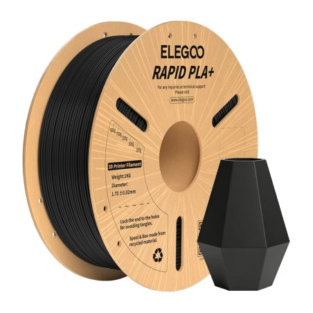 ELEGOO Rapid PLA+ Filament Nero 1.75mm 1kg